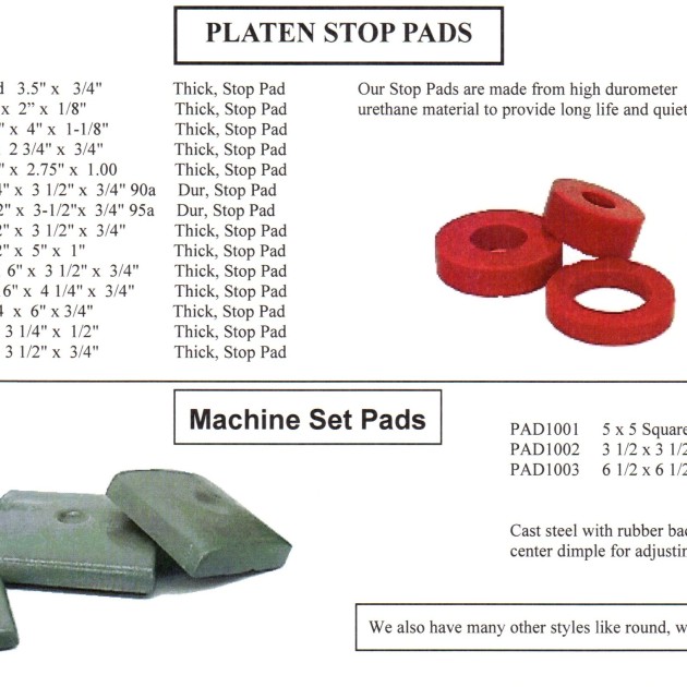 Set & Stop Pads